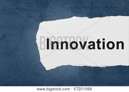 Innovation With White Paper Tears
