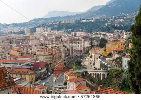 Menton City - Cote D'azur, France