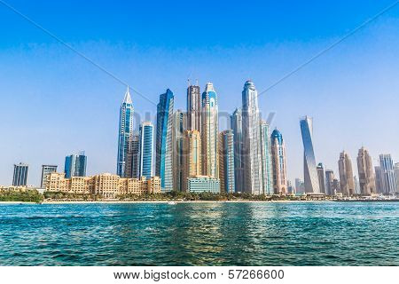 Dubai Marina Cityscape, Uae