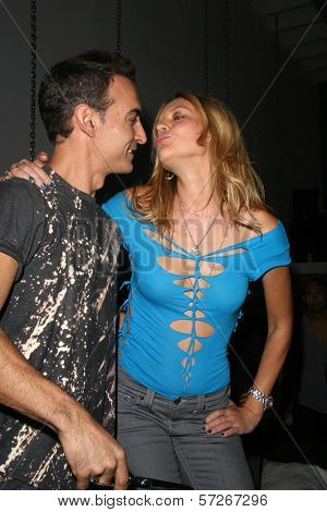 Adam Saaks and Natasha Alam at the Adam Saaks Flagship Store Opening, Adam Saaks Store, Los Angeles, CA. 10-10-10
