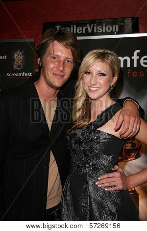 Gabriel Mann and Katherine Shanklin at a screening of 