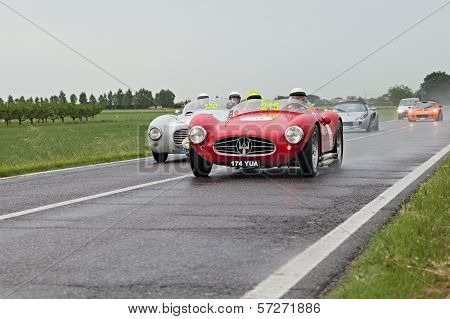 Racing Car Maserati In Mille Miglia 2013