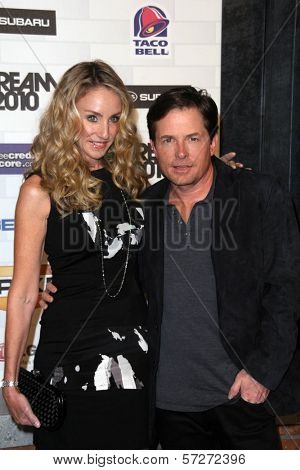 Tracy Pollan and Michael J. Fox at Spike TV's 