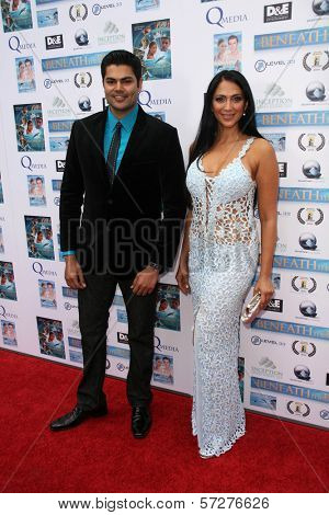 Ganesh Venkatraman and Kalpana Pandit at a screening of 