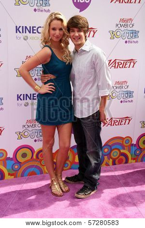 Molly McCook and Devon Werkheiser at Variety's 4th Annual Power Of Youth Event, Paramount Studios, Hollywood, CA. 10-24-10