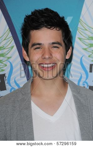 David Archuleta  at the 2010 Teen Choice Awards - Press Room, Gibson Amphitheater, Universal City, CA. 08-08-10