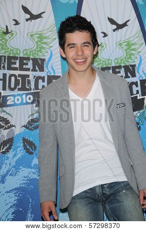 David Archuleta  at the 2010 Teen Choice Awards - Press Room, Gibson Amphitheater, Universal City, CA. 08-08-10