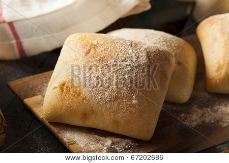 Fresh Homemade Ciabatta Buns