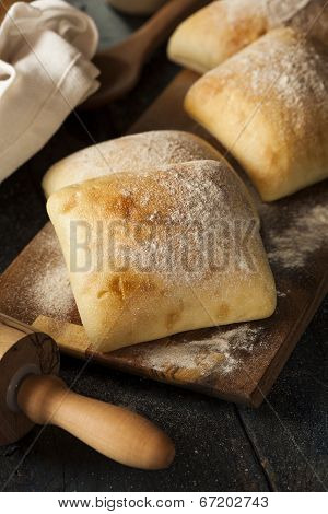 Fresh Homemade Ciabatta Buns
