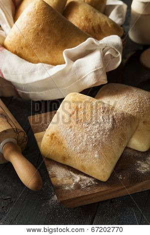 Fresh Homemade Ciabatta Buns