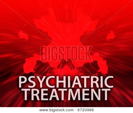 Leczenie psychiatryczne Kleks tło