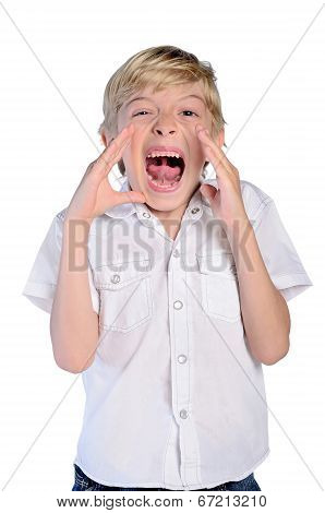 Young Boy Scream