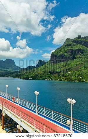 Paradise View Of Moorea Islands, Cook's Bay, French Polynesia