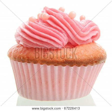 Pink cupcake