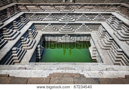 Stepped Tank In Hampi