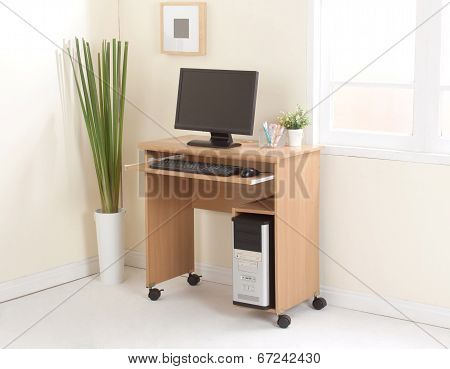 Desktop computer with cpu