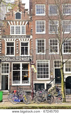 Typical Architecture In Amsterdam, Netherlands