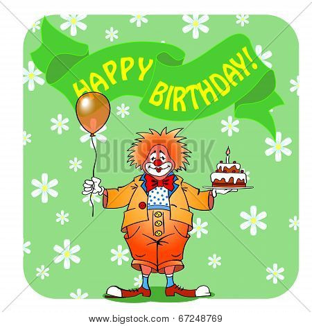 Happy Birthday Clown03