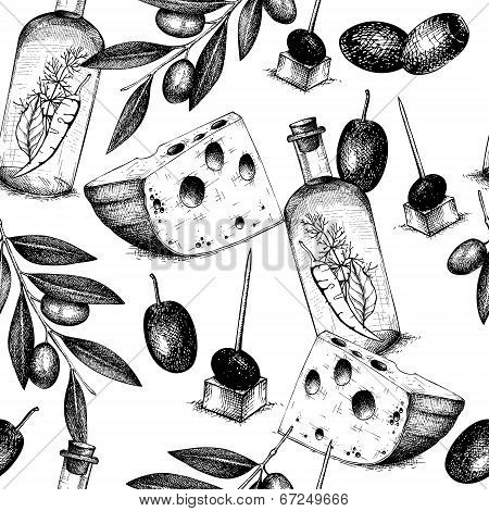 Vintage Olive Background