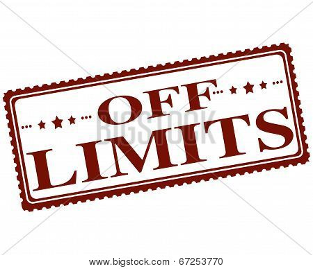 Off Limits Stamp