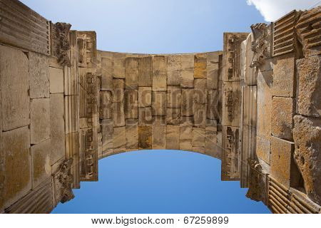 Inside View Of Saintes Germanicus Roman Arch