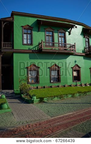Colourful Railway Buildings