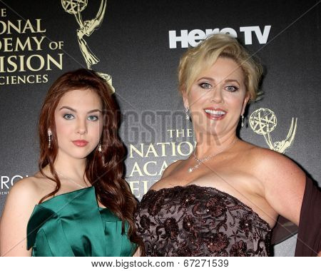 LOS ANGELES - JUN 22:  Tonya Walker, daughter at the 2014 Daytime Emmy Awards Arrivals at the Beverly Hilton Hotel on June 22, 2014 in Beverly Hills, CA