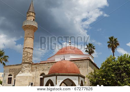 Kos island in Greece. Deftendar mosque