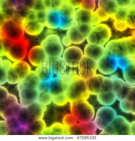 Bacteria cells close up medical background