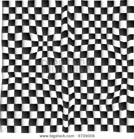 3D skak op art
