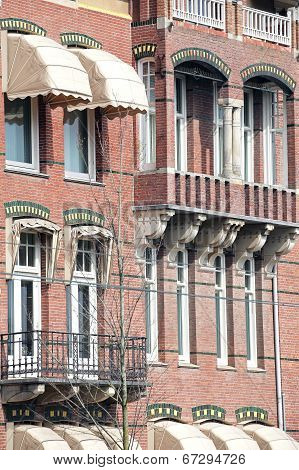 Typical Architecture In Amsterdam, Netherlands
