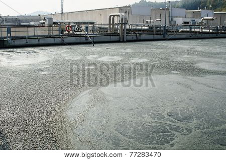 Waste Water Treatment With Biological Mud