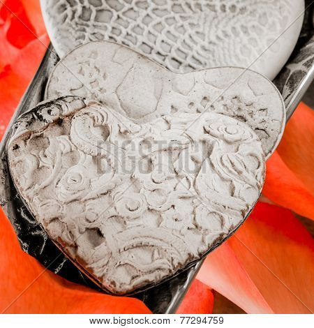 Hearts And Rose Petals