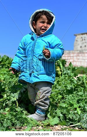 People In Refugee Camp