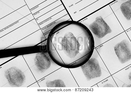 Real human fingerprint.