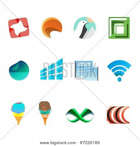 Abctract Vector Logo Set
