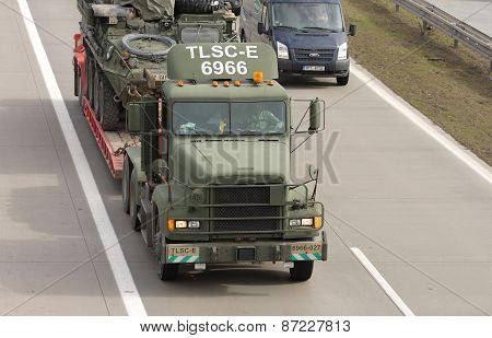 Dragoon Ride - US Army Convoy Drives Through Czech Republic