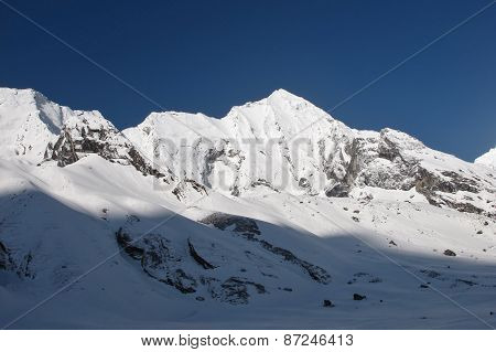 Peak Of Bahara Shikhar, Mountain Of The Annapurna Range