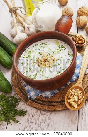 Tarator, Bulgarian Sour Milk Soup