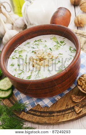 Tarator, Bulgarian Sour Milk Soup