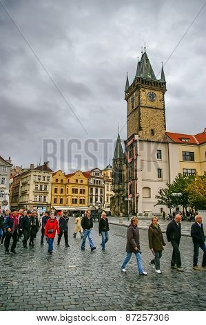 View On Staromestke Namesti In Prague