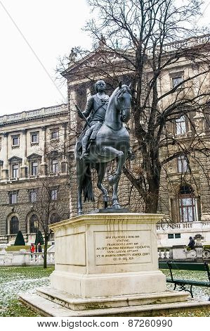 Statue Of Franciscus First Austrian Imperator In Vienna