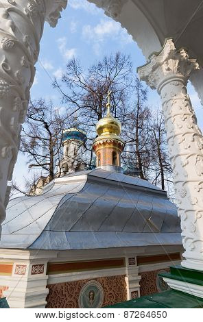 The Great Trinity Monastery In Sergiyev Posad Near Moscow. Golden Ring Of Russia