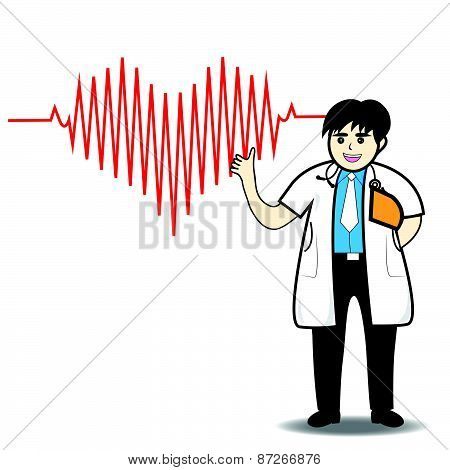Doctor man and doctor woman
