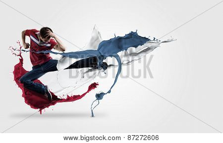 Energetic dancer