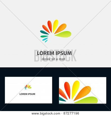 Creative colorful logo design
