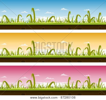 Grass And Lawn Landscape Set