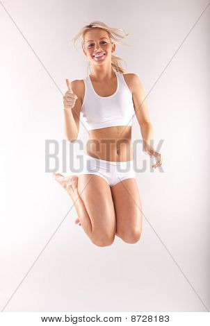 Attraente Fitness donna