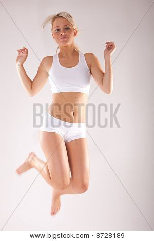 Attraktive Fitness kvinde