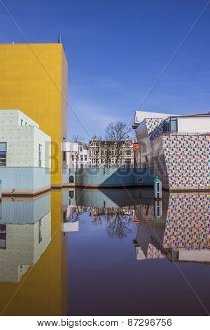 Modern Building Of The Groningen Museum